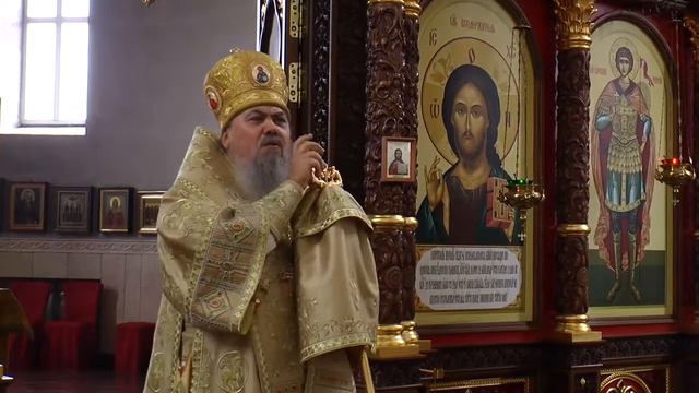 Слово епископа Георгиевского и Прасковейского Гедеона в день тезоименитства смотреть онлайн