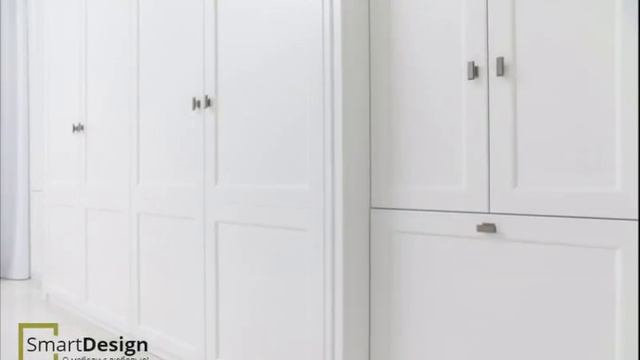 ПЛАТЯНОЙ ШКАФ. ФАСАДЫ - КРАШЕННЫЙ МДФ. ПРОИЗВОДСТВО КОРПУСНОЙ МЕБЕЛИ ПОД ЗАКАЗ ОТ SMART DESIGN. смотреть онлайн