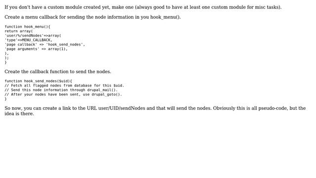 Drupal: User to send a list of selected nodes via e-mail to the admin (4 Solutions!!) смотреть онлайн