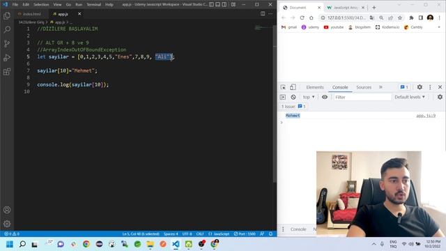53) Dizi(Array) Oluşturma | JAVASCRIPT Dersleri смотреть онлайн
