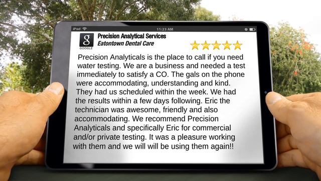 Precision Analytical Services Toms River Perfect 5 Star Review by Eatontown D. смотреть онлайн