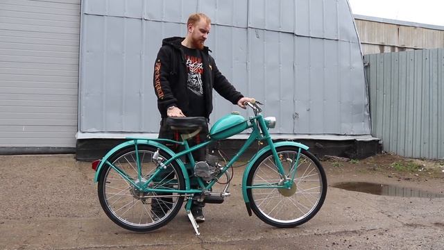 Мопед Рига-7 от мотоателье Ретроцикл смотреть онлайн
