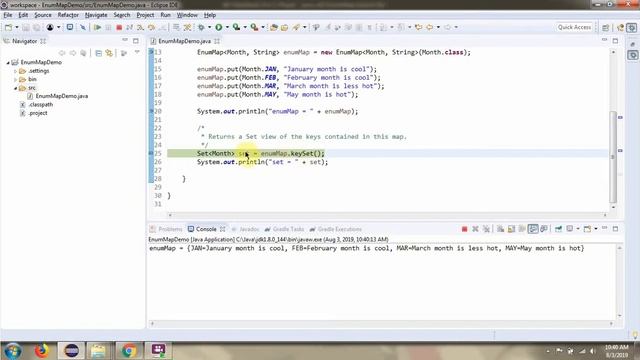 Java EnumMap keySet() method | EnumMap in Java смотреть онлайн