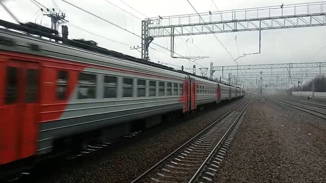 ЭР2Р-7075 На станции Беговая смотреть онлайн