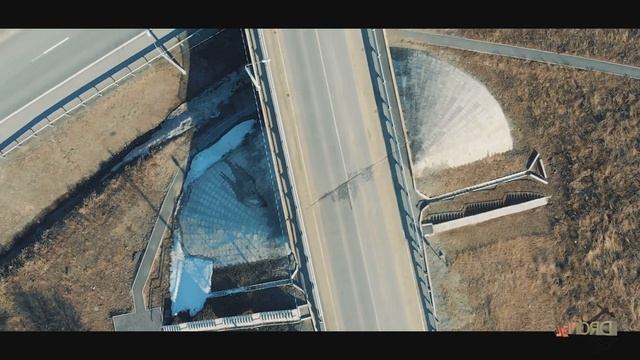 Трасса М5 Урал развязка с дрона смотреть онлайн