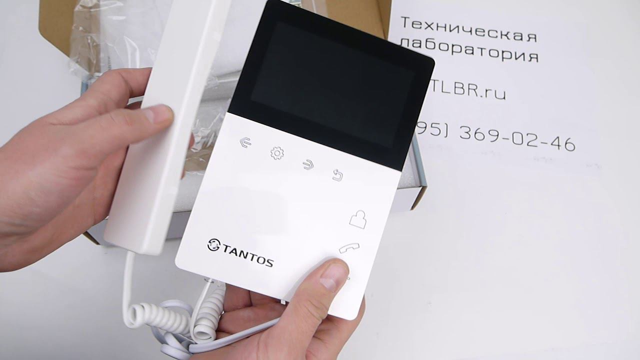 Обзор трубки от домофона Tantos Elly с трубкой:) смотреть онлайн