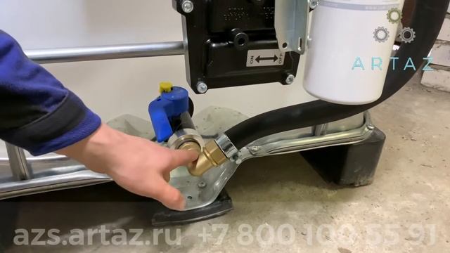 Мобильная мини АЗС 12 вольт 640L пластик с насосом Piusi смотреть онлайн