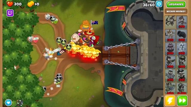 How to AFK XP Farm with the Wizard in BTD6!! смотреть онлайн
