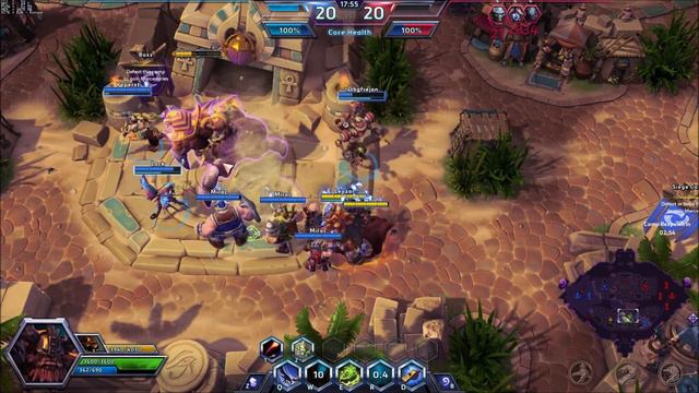 Heroes of the Storm (Gameplay) - Rexxar Review (A Hulking Mess) смотреть онлайн