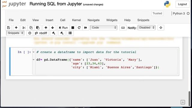 Run SQL in Jupyter Notebooks - Python Recipes смотреть онлайн