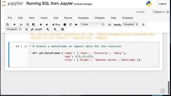 Run SQL in Jupyter Notebooks - Python Recipes