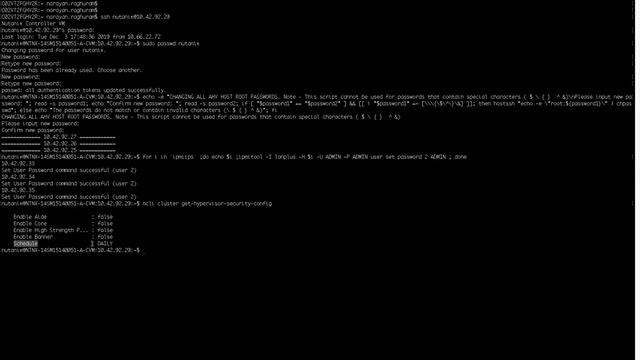Nutanix Cluster Security Hardening смотреть онлайн
