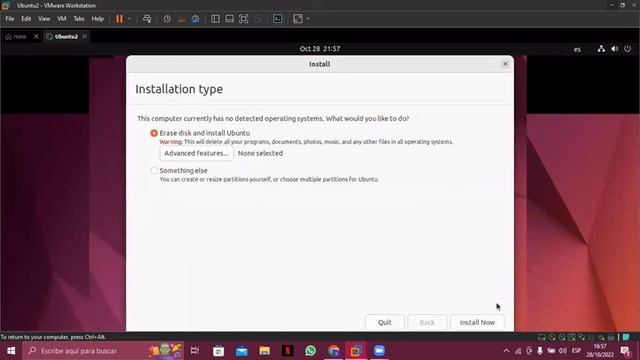 Instalación de ubuntu LTS 22.04 con el virtualizador VMWARE Workstation смотреть онлайн