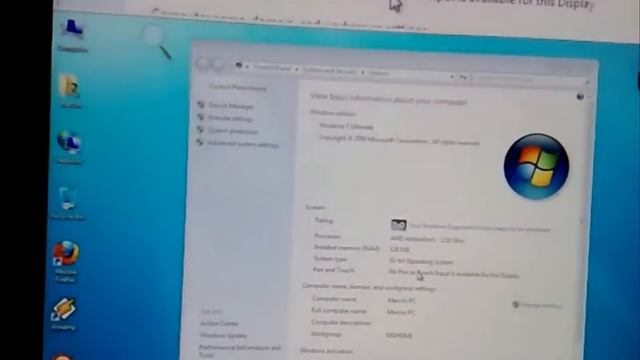 Microsoft Windows 7 Ultimate Running on 128MB of RAM - Test in HD смотреть онлайн