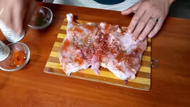 Цыпленок Табака на мангале. Самый вкусный рецепт цыпленка смотреть онлайн