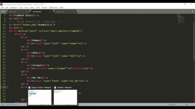 Belajar PHP & Mysqli Untuk Pemula (CRUD) смотреть онлайн