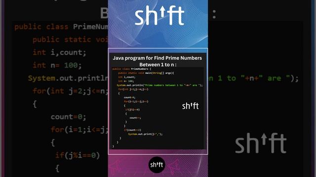 Java program to display prime numbers from 1 to 100 смотреть онлайн