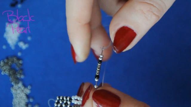 Колье из бисера"Серебро".Бисероплетение.Мастер класс.Necklaces of beads Beading. смотреть онлайн