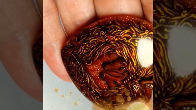 Золотые единороги - талисман на удачу – кулон сердце с росписью смотреть онлайн