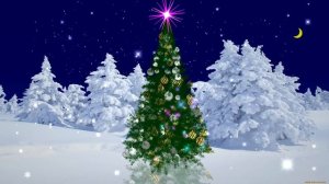 Новогодний футаж: Рождественская Ёлка украшена игрушками, вращается. New Year. Christmas tree