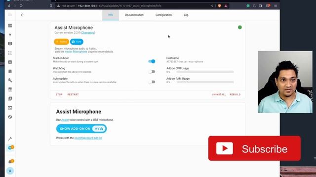 Setup LOCAL VOICE Assistant Using Docker with Home Assistant Containers | USB Microphone Input смотреть онлайн