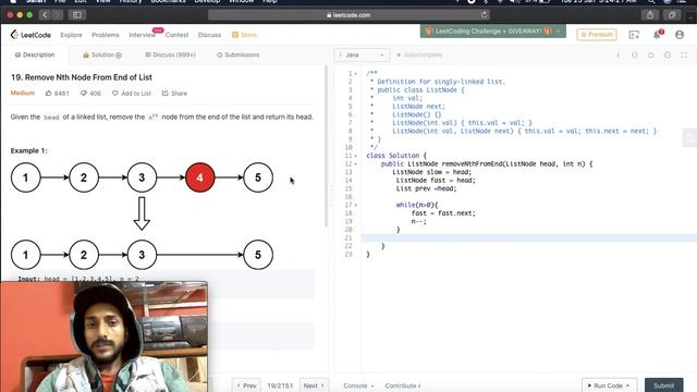 Remove nth node from end of list - Leetcode Answer смотреть онлайн