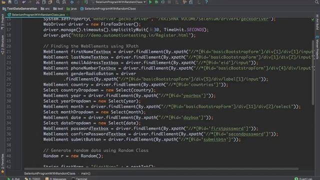 4. Sample Selenium Program Using RANDOM Class in Java смотреть онлайн