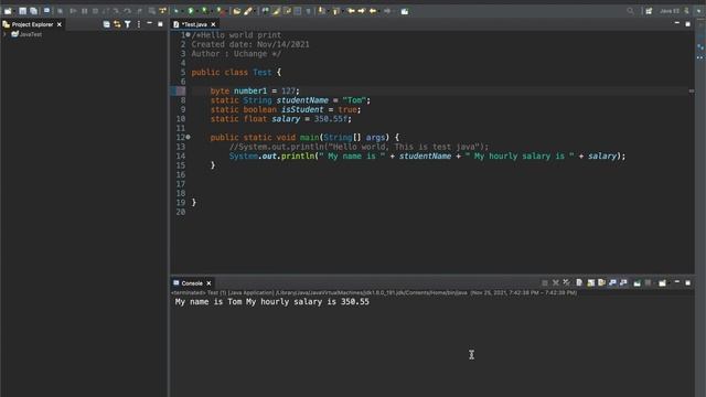 java data type | primitive type in java |non primitive type java | java смотреть онлайн
