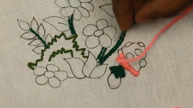 hand embroidery flower designs with a Master of Bullion Knots | easy Brazilian embroidery смотреть онлайн