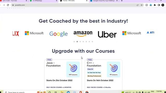 Physics Wallah C++ , DSA , Java Free Course | Physics Wallah Course | Physics Wallah Java смотреть онлайн