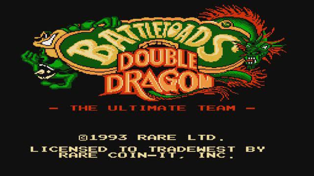 Battletoads And Double Dragon#nes#8bit.