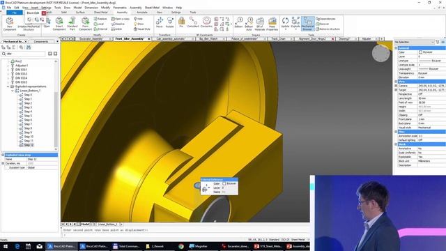 Automatically Assemble and Disassemble - BricsCAD Mechanical Demo смотреть онлайн