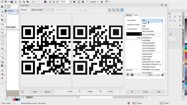 CorelDraw X8 block QR Code Solve смотреть онлайн