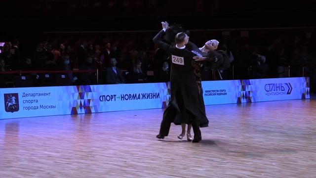 SlowFox Stanislav Slomchinsky - Elizaveta Denisova Russian Championship Amateur Standard 2021 смотреть онлайн