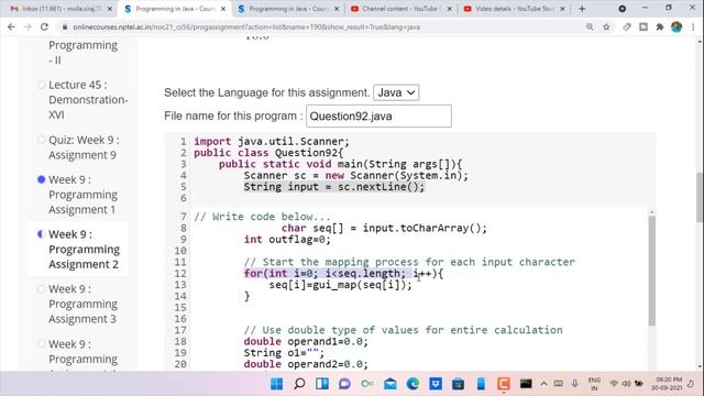 Swayam | Programming In Java Week-9 Programming Assignment-2 Solution | NPTEL смотреть онлайн