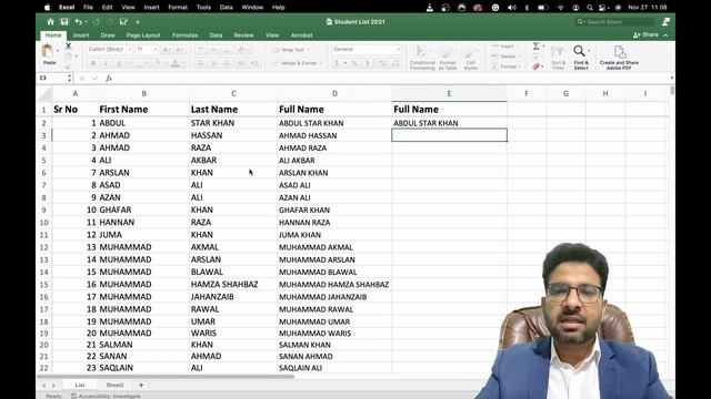 How to Merge Cells Without Losing Data in Excel | Urdu/Hindi смотреть онлайн