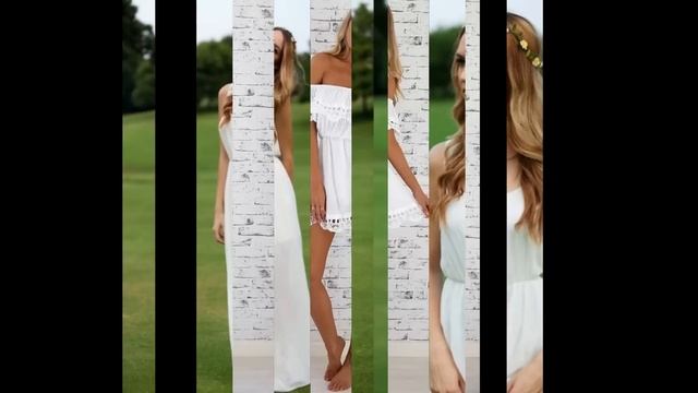 Белые платья и сарафаны 2017 - красивые летние наряды смотреть онлайн
