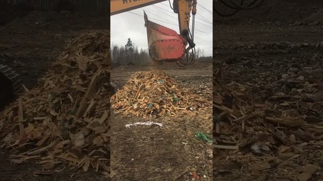 Роторный дробильный ковш. Recycling. смотреть онлайн