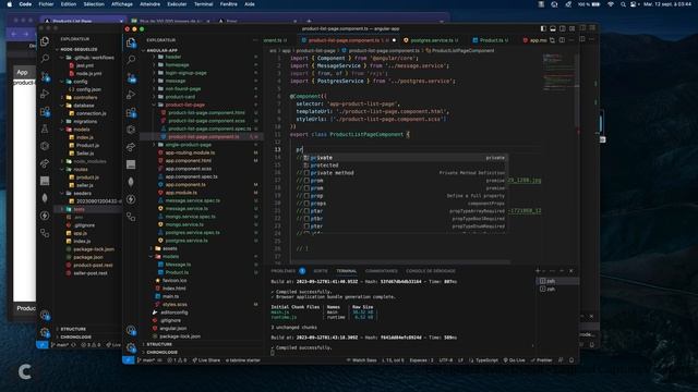 Angular / Node.js : Observateurs, consommateur de l'API Node/Sequelize, @Input() (partie 9) смотреть онлайн