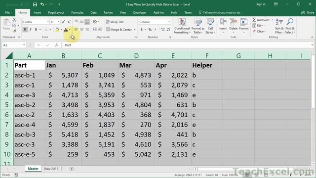 5 Easy Ways to Quickly Hide Data in Excel смотреть онлайн