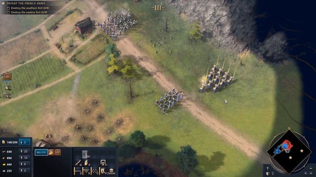 The Normans: Second Battle of Lincoln Walkthrough - Age of Empires 4 Campaign смотреть онлайн