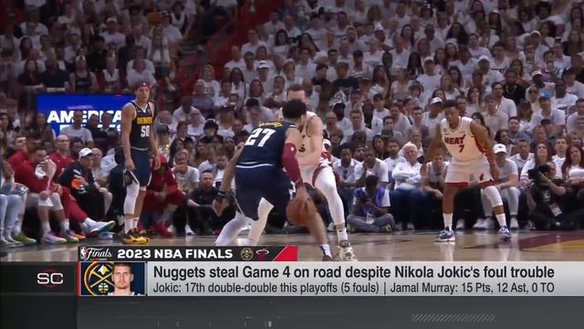 ? ONE WIN AWAY ? Nuggets win Game 4 over Heat to take a 3-1 series lead in the Finals | SportsCente смотреть онлайн