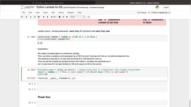 Python Lambda with if condition for Data Science - Part 4| Lambda for interview | Lambda in Marathi смотреть онлайн