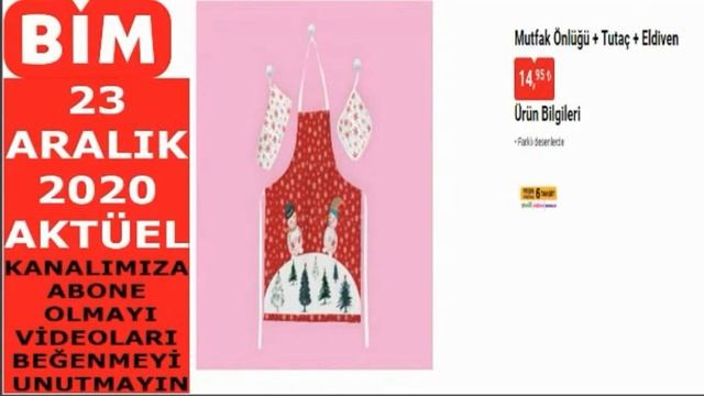 YARIN BİM'E GELN ÜRÜNLER | 23 ARALIK 2020 BİM | BİM'DE YARIN | BİM KATALOĞU | BİM AKTÜEL | ÇEYİZLİ смотреть онлайн
