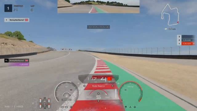 Laguna seca - Mercedes AMG GT3 EVO hotlap смотреть онлайн