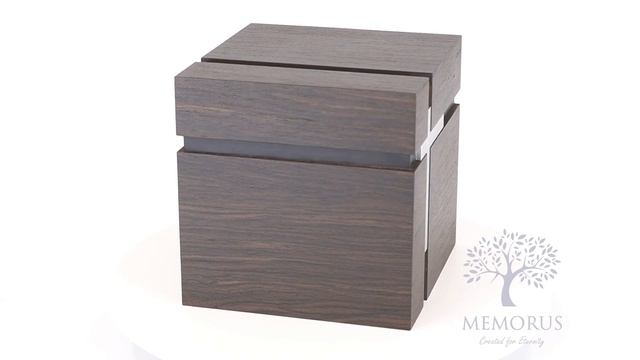 Урна для праха "Куб с крестом" шпон венге Memorus смотреть онлайн