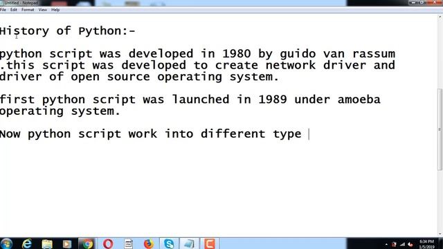 History Of Python Programming Language,Introduction To Python,Python Programming ,Lecture 3 смотреть онлайн