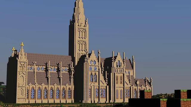 Minecraft Salisbury Cathedral смотреть онлайн