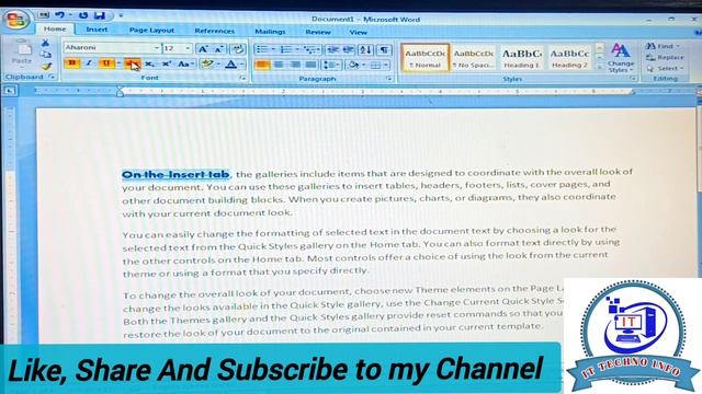 Font Group k Options ka upyog.ms word me font formatting Inहिन्दी Size,Face, Color,Bold,Italic,etc смотреть онлайн
