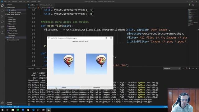 PDI - Semana 09: PyQt5 - OpenFileDialog e Scaled Image - aula 03 смотреть онлайн